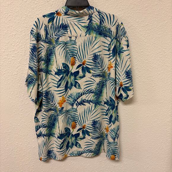 Tommy Bahama Tropical Short Sleeve Button Up Shirt Silk Size XL - Picture 3 of 5